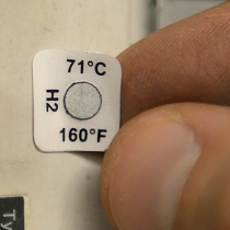 Этикетки термоиндикаторные Markal Tempilabel Series, 88°C, 210 штук в рулоне